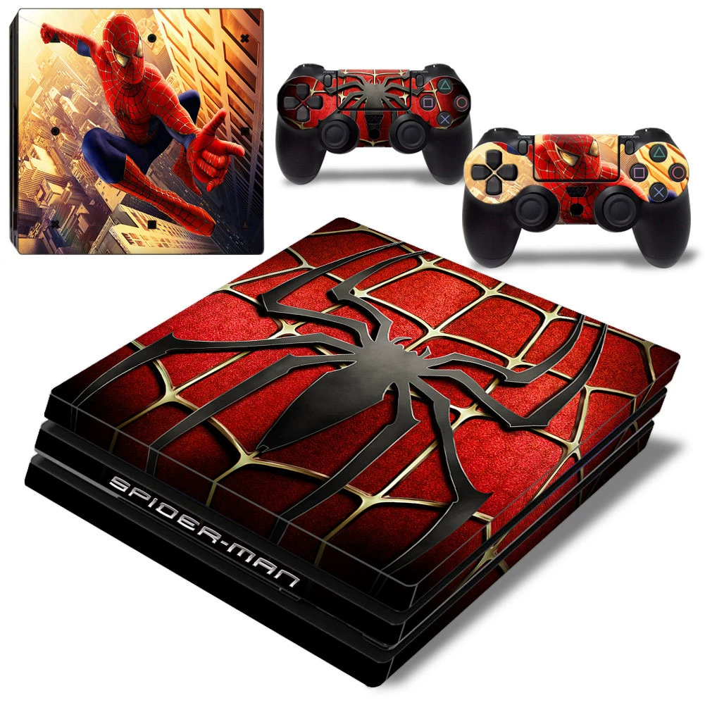 Консоль игр полнотелый корпус, наклейка, Marvel, не оставляет клей