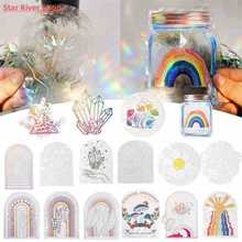 Rainbow Stickers Window Sticker Star Butterfly Reflective Gl