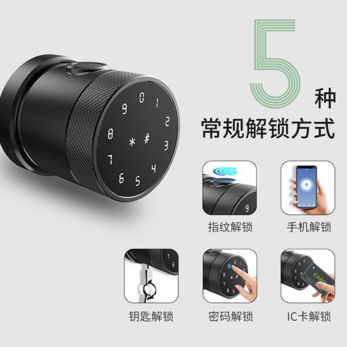 Ballo -shaped graffiti fingerprint lock office household apartment…