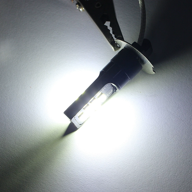 Новая автомобильная передняя светодиодная противотуманная фара H11 3030 12SMD, H4 9006, фара для езды, тюнингованная лампа