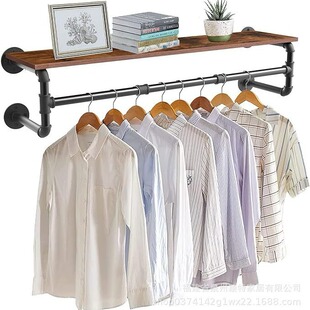 Cross-border Industrial Wind Water Pipe Coat Rack Disassembly Metal Storage Rack Clothing Store Display Rack Storage and Finishing Coat Rack