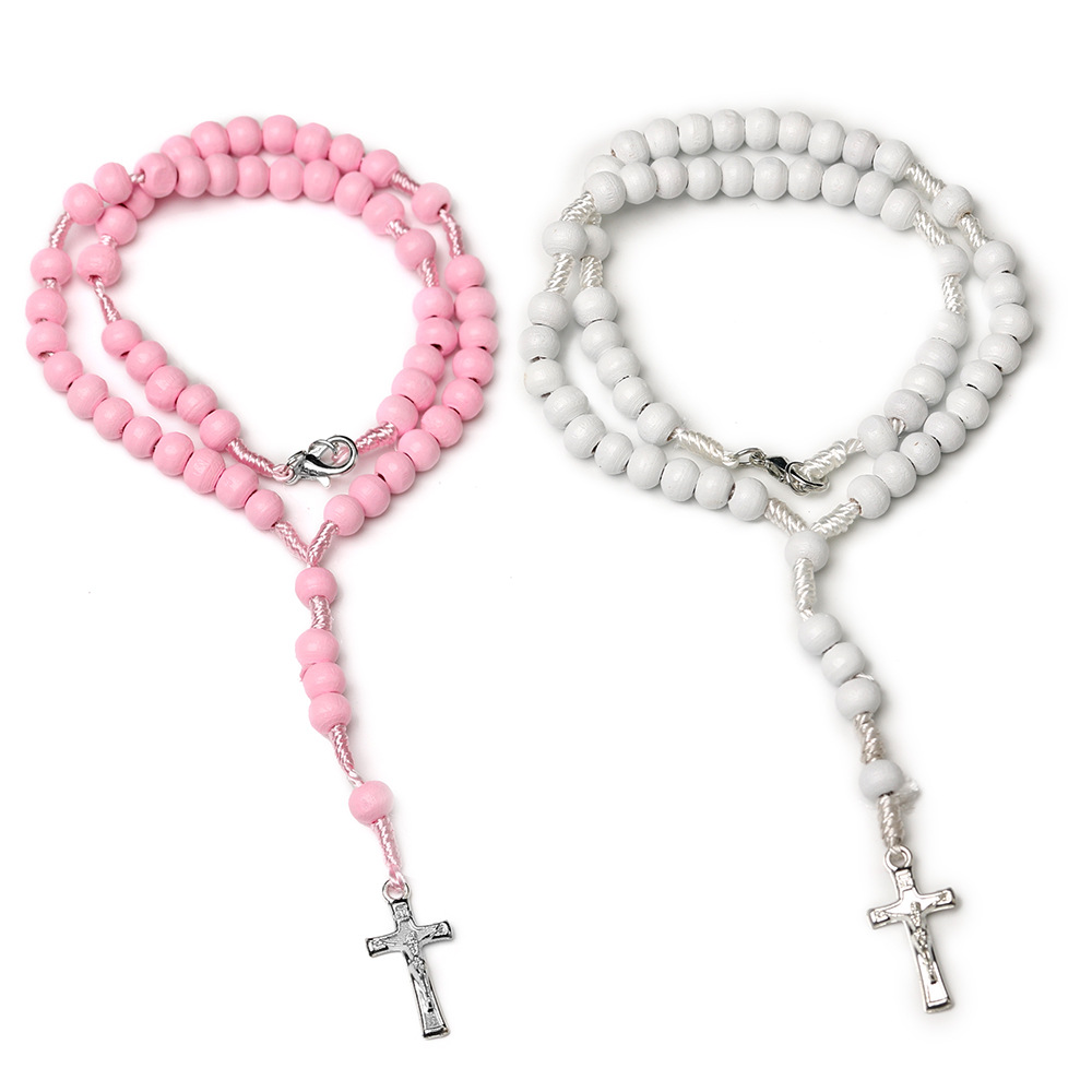 儿童项链十字架洗礼饰品