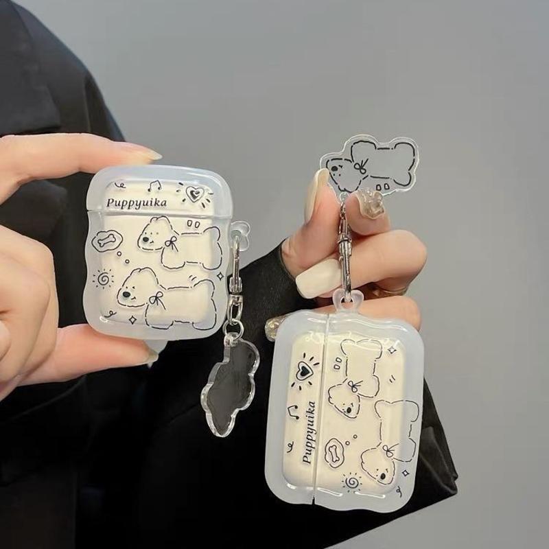 Graffiti línea para perros AirPods3 auriculares AirPodsPro2 auriculares Bluetooth inalámbricos image 3