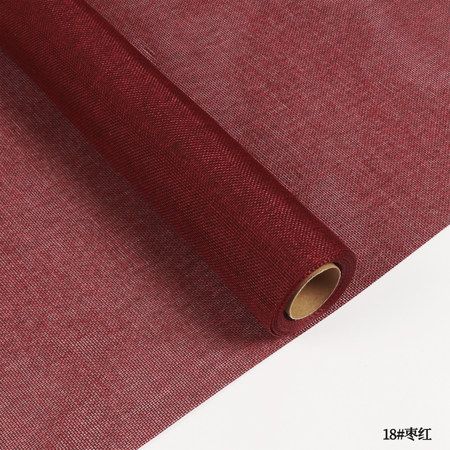 Papel de embalaje de lino colorido al por mayor lino material de embalaje de flores floral papel de embalaje de flores