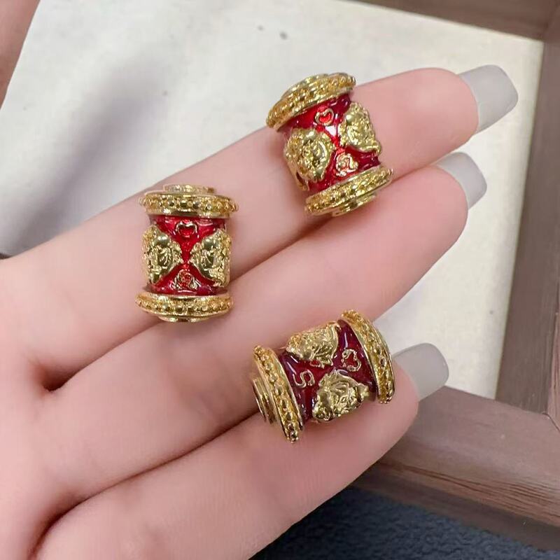 Thai Buddha Brand Five Eyes and Four Ears Necklace Women's Fashionable Simple Literary Play Ins Exquisite Light Luxury Diy Jewelry Accessories