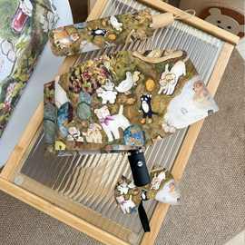 油画全自动雨伞晴雨折叠防晒两雨用便携两用遮阳紫外线小巧太阳伞