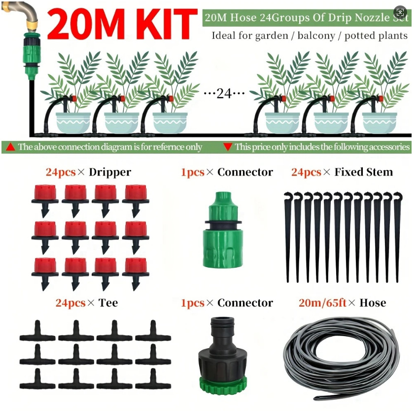 20 metros 24 goteros