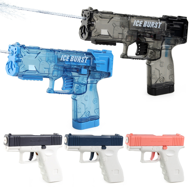 Tipo de explosión de Douyin, pistola de agua de ráfaga manual, encendedor, pistola de agua, máquina de agua, pistola de rábano de retorno automático, juguete de cuchillo de rábano