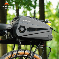 ACRUNU自転車のハードシェルの後の貨物棚は自転車の大容量の防水の荷物を包んで屋外の騎乗の拡張の後尾の包みを包みます。