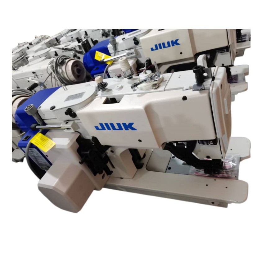 Venta al por mayor JK-781D cabeza plana máquina de ojo de cerradura equipo de accionamiento directo de alta velocidad máquina industrial máquina de coser equipo de costura