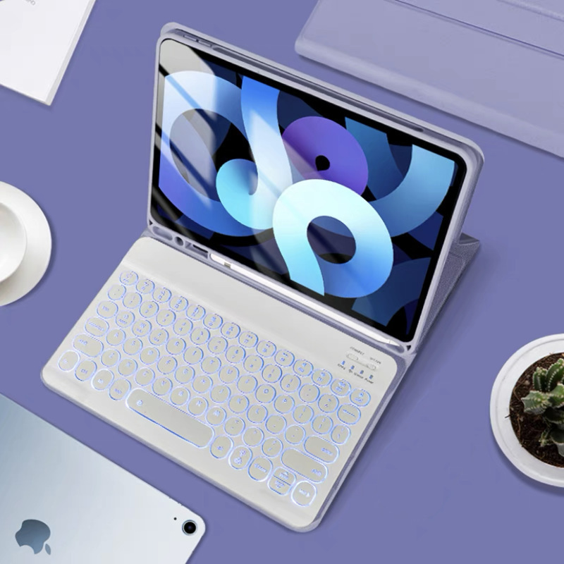 Apple 2025 iPad air 11 世代保護ケース Air13 タブレットレザーケース磁気 Bluetooth キーボードペンスロット付き|undefined