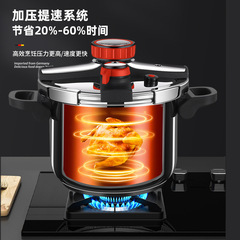 德國316不鏽鋼高壓鍋新款家用加厚大容量電磁爐燃氣用防爆壓力鍋