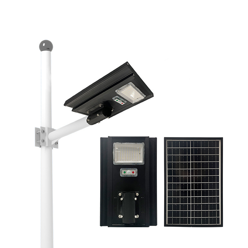 Fábrica transfronteriza de alta calidad Luz de calle solar brillante iluminación al aire libre Luz de jardín nueva luz de calle rural de alta potencia