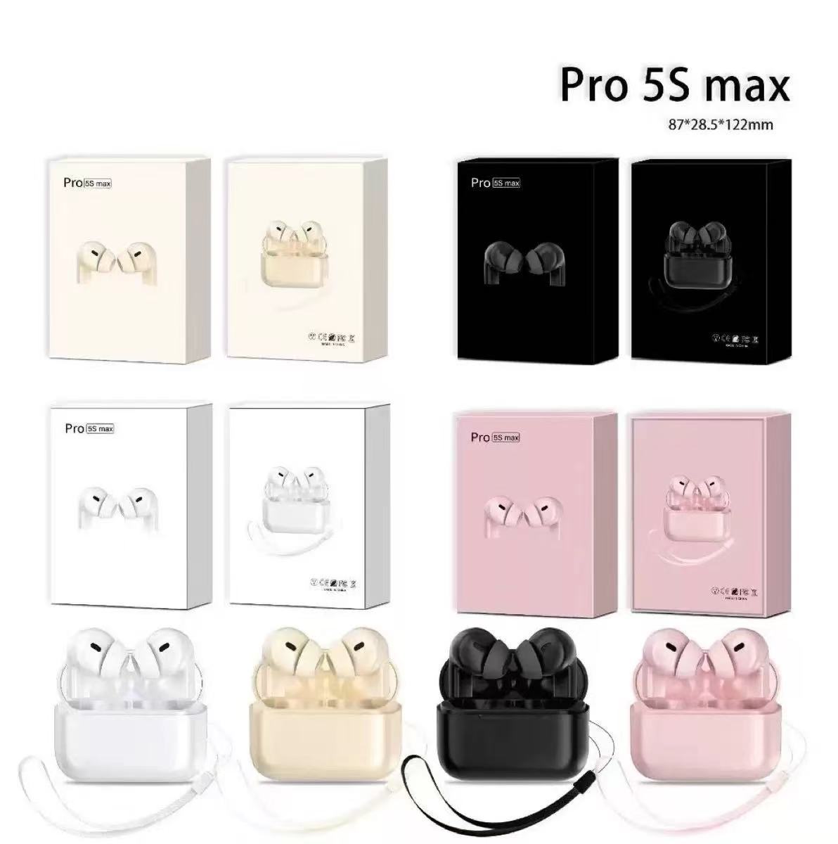 Transfronterizo PRO5S MAX auriculares inalámbricos bluetooth TWS mini compacto ultra larga resistencia deportiva contra la caída de fábrica al por mayor
