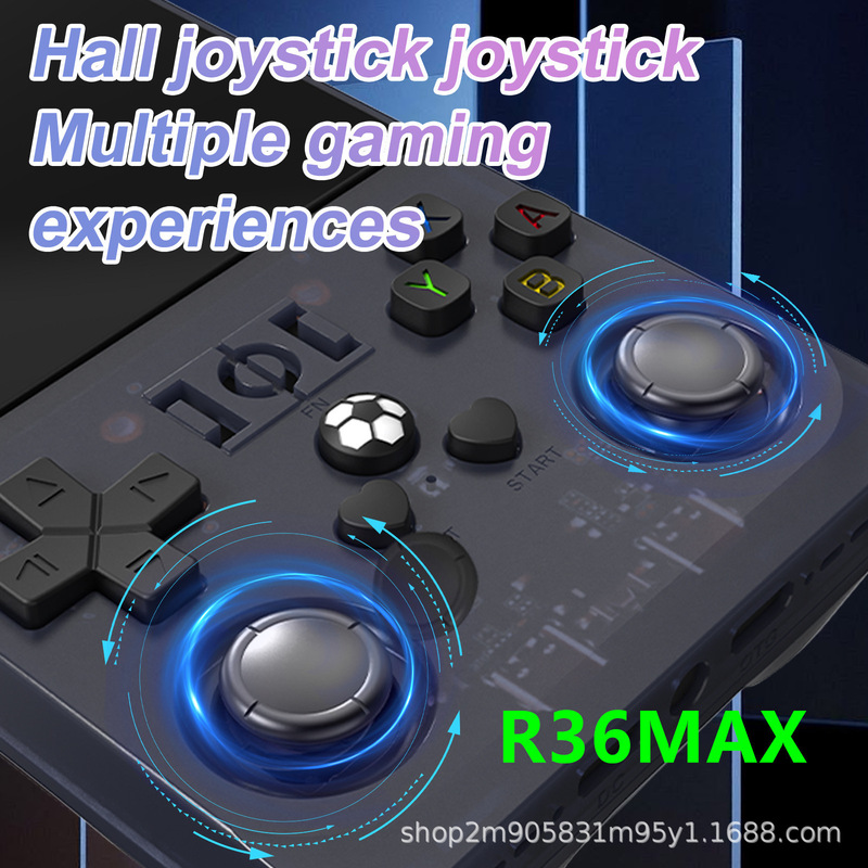 クロスボーダー R36MAX オープンソース携帯ゲーム機 4.0inch 大画面 HD 大画面ノスタルジアアーケードレトロ PSP 携帯ゲーム機|undefined