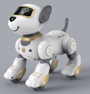 Smart voice dialogue charging machine dog touch sensitive song dance programming remote control robot educational toy