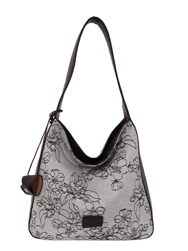 Bolsas retro transfronterizas de gran capacidad 2026 de moda nueva bolsa de hombro de brazo china bolsa de viaje ocio image 6