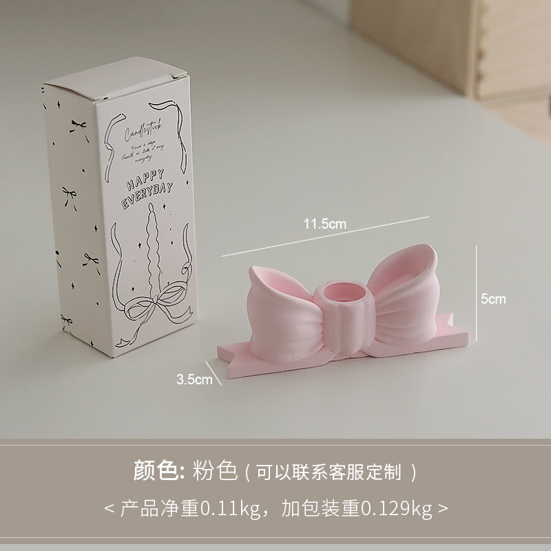 Barras largas candelabros de banano transfronterizos de alto nivel instienen el viento creativo adornos de arco de banda magnética rosa candelabros