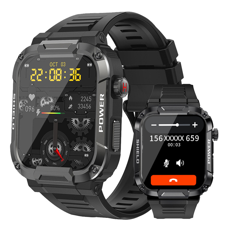 Cross-border MK66 smart bracelet outdoor Three-proof sports Bluetooth call music playback heart rate Blood Pressure Health Watch