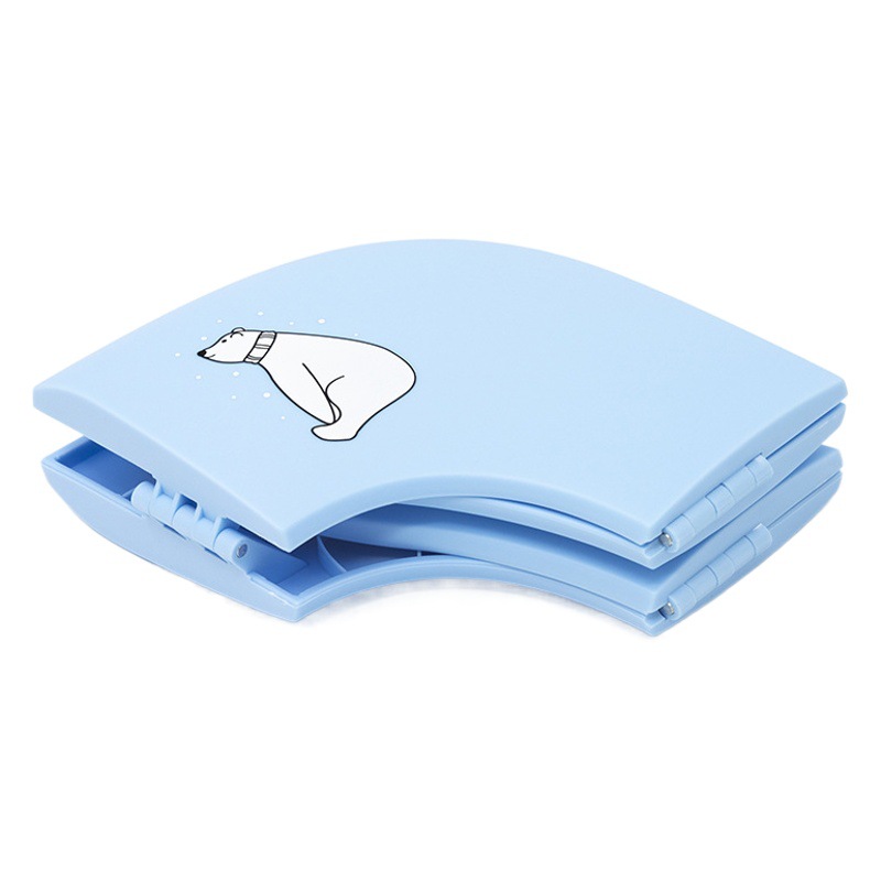 Children's folding toilet ring baby travel toilet mat hotel out folding toilet mat foldable storage