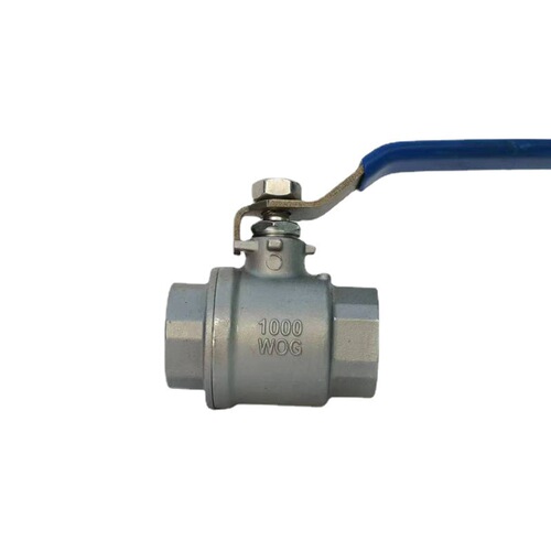 Yuhuan manufacturer wholesale manual switch stainless steel valve double inner wire two-piece stainless steel ball valve