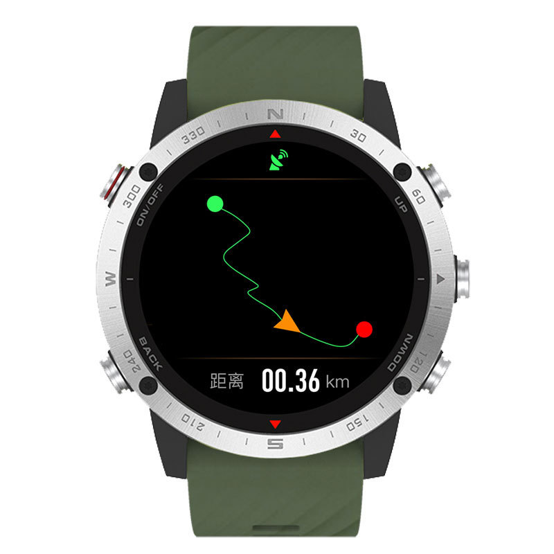 SUNROAD Beidou GPS Mountaineering Camping Sports New Watch with Altitude, Barometric Pressure, and Compass for Men's Running