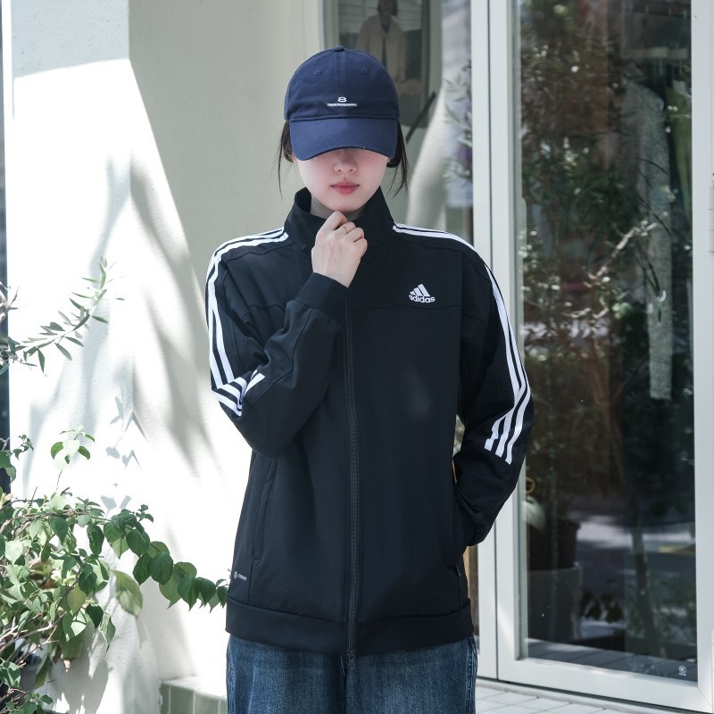 QQ糖同款外套三叶草男女春秋休闲户外运动上衣刺绣情侣款夹克百搭|undefined