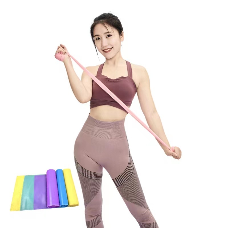 TPE弾力帯ヨガ運動抵抗帯ストレッチリング力開背美肩トレーニングヨガストレッチベルト|undefined