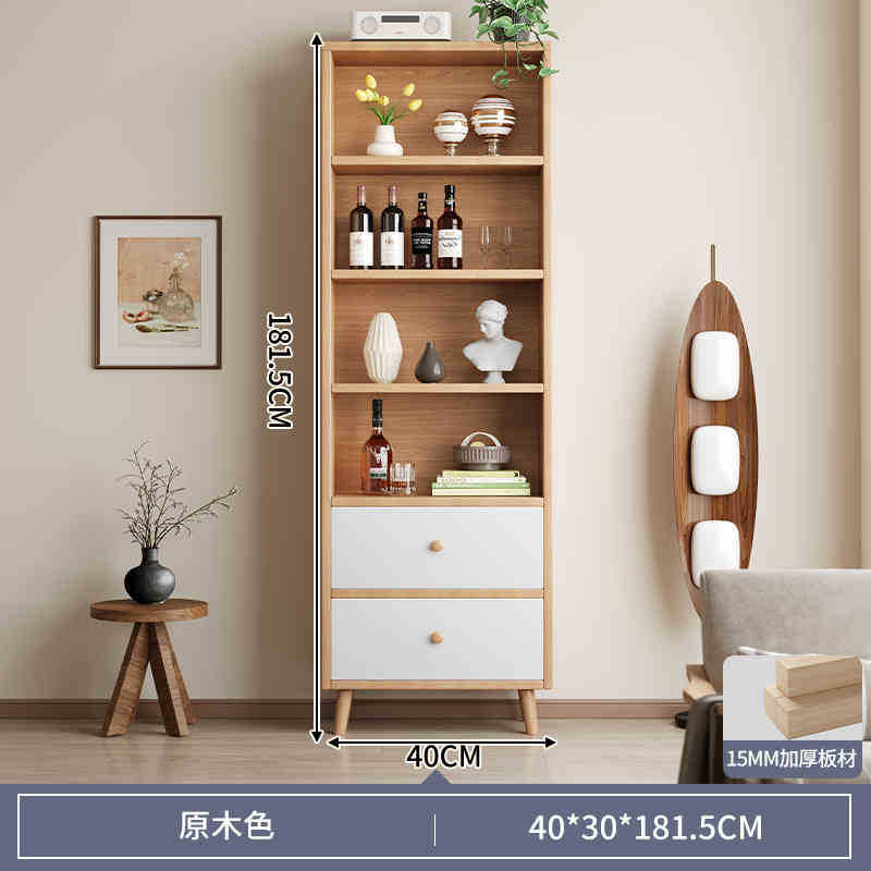 Estante de exhibición para té de estilo chino de madera maciza, pequeño gabinete multiusos, estante decorativo para sala de estar. image 9