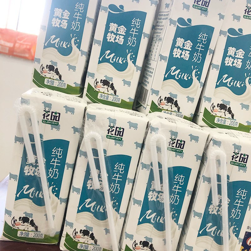 Pure milk сырое молоко золотой ранч 200мл*20 коробка для студентов и пожилых завтрак питательное молоко