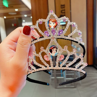 韩国女孩皇冠发箍冰雪奇缘可爱时尚发饰复古卡通少女公主生日头箍