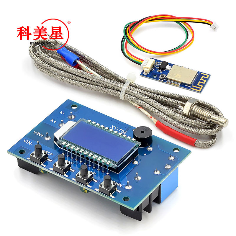 WIFI远程高温数字温控器 K型热电偶高温控制仪 -99~999度XY-T04