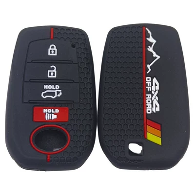 Honeycomb Pattern Suitable for Static Rod/Key Bag - black-4-buttons-suv