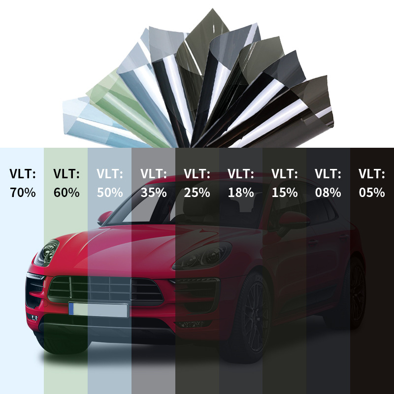 High thermal insulation automobile solar film constant color high thermal insulation heat reflection UV99 thermal insulation full anti-ultraviolet film whole roll