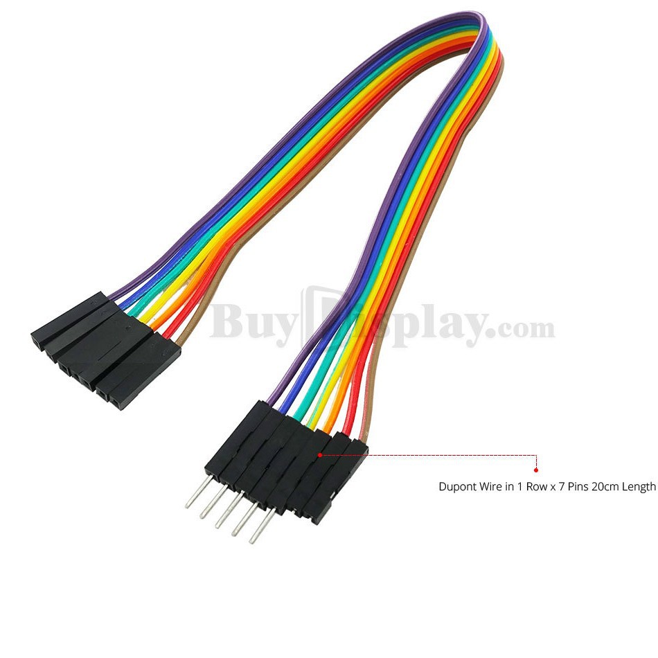 1x7P双头单排20cm杜邦线/用于连接Arduino和我司16P带板OLED模块