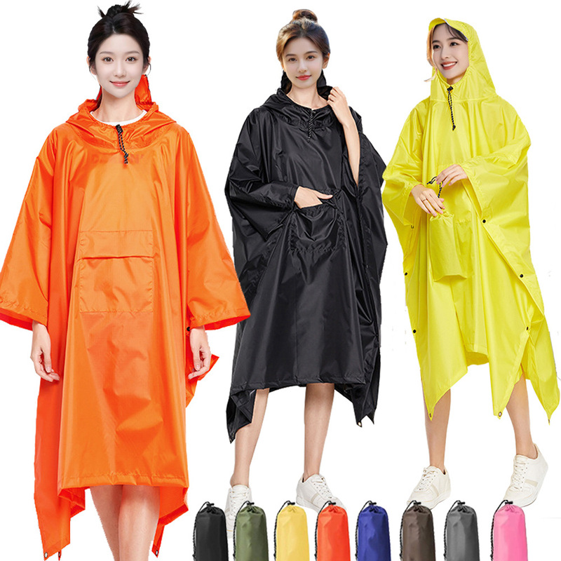 Outdoor Adult Portable Raincoat Waterproof Fishing Hiking Camping Multifunctional Full-Body Rainproof Adult Poncho Outdoor Adult Portable Raincoat Waterproof Fishing Hiking Camping Multifunctional Full-Body Rainproof Adult Poncho