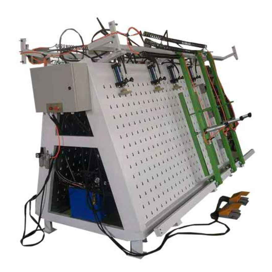 单双工位组装机全自动门窗木工框架组装可移动式油缸橱柜拼框机