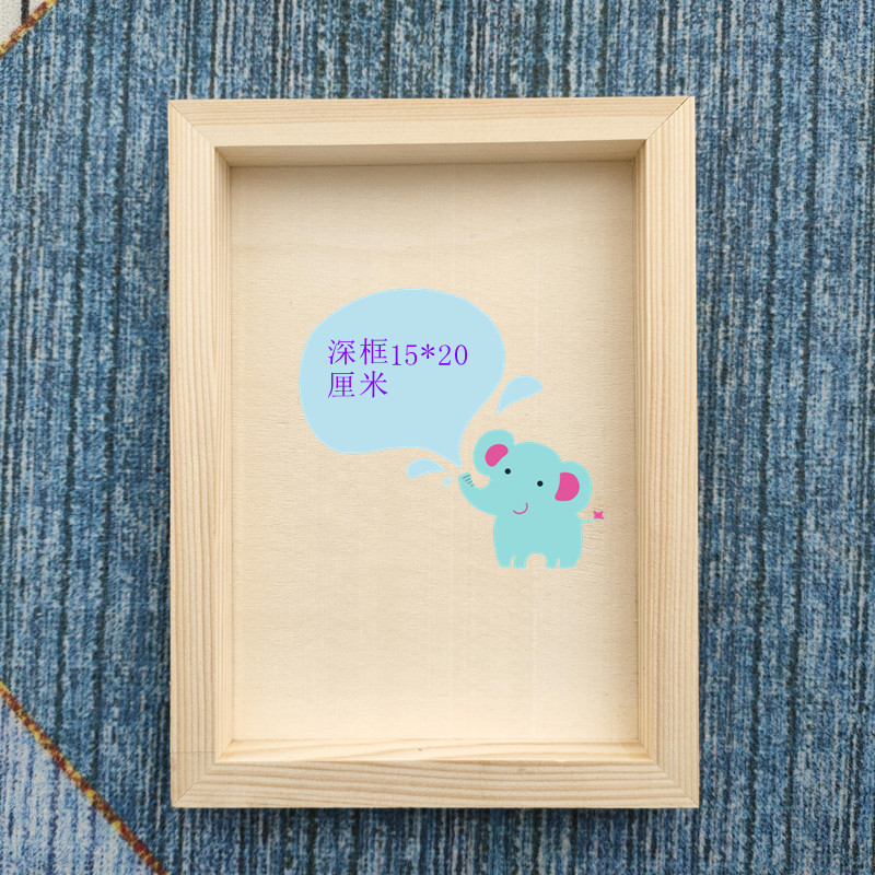 Marco de imagen de arcilla fábrica al por mayor marco de fotos de arcilla para niños pintura hecha a mano creativa DIY tridimensional Marco de arcilla para niños