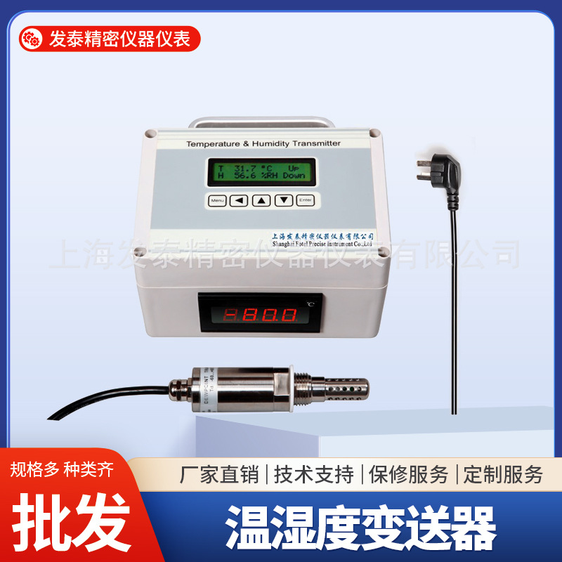 FT60S-2X-BG壁挂式温湿度变送器304不锈钢温湿度露点传感器露点仪