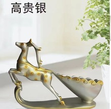 架子摆件红酒新婚鹿酒架餐桌家用白酒新中式红酒架酒托工艺品摆件