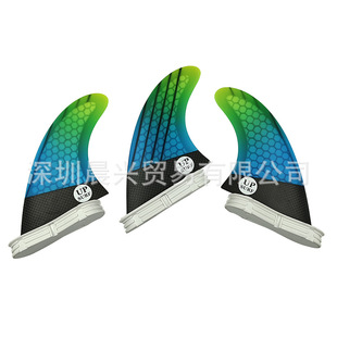 Upsurf Surfboard Accessories Tail Rudder Surfboard Fin Carbon Fiber Fin Double Tabs 2 Tail Fins