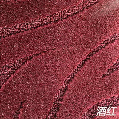 Car Carpet Layer Floor Mats, Car Rear Seat - wine-red