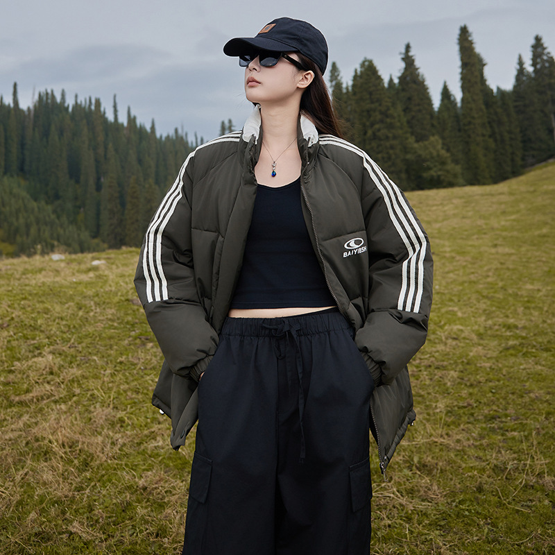 Ropa de algodón para mujeres 2024 invierno nuevo estilo coreano engrosado abrigo de algodón suelto sensación de alta calidad chaqueta de algodón de pareja de estudiantes image 3