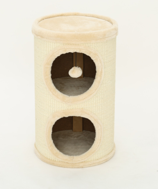 Marco de escalada de gato nido de gato árbol de gato integrado de múltiples capas agujero de árbol de gato de invierno de doble capa tablero de rasguño de gato de invierno Casa de gato de invierno cálido