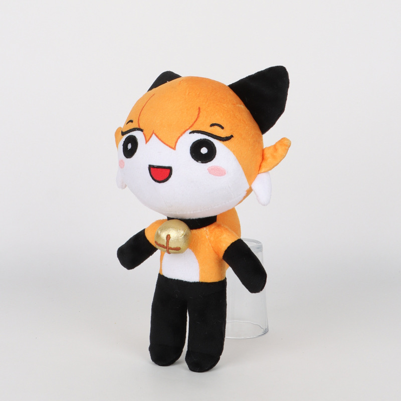 跨境fox ledy plush狐狸女士狐狸精毛绒玩具公仔卡通可爱儿童礼物|undefined
