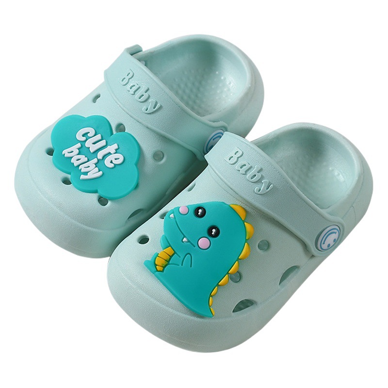 Children's Crocs Baotou Slippers Boys and Girls Breathable Non-Slip Cute Outerwear Lightweight Soft Soled Beach Sandals