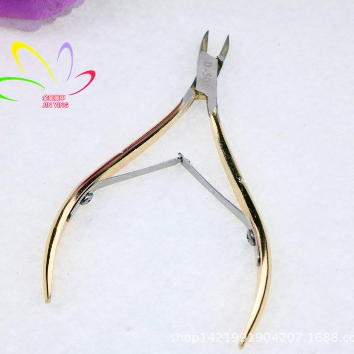Sharp professional manicure tools set for manicure