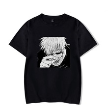 外貿Jujutsu Kaisen-咒術回戰兩面宿儺夏季街頭休閑圓領短袖T恤