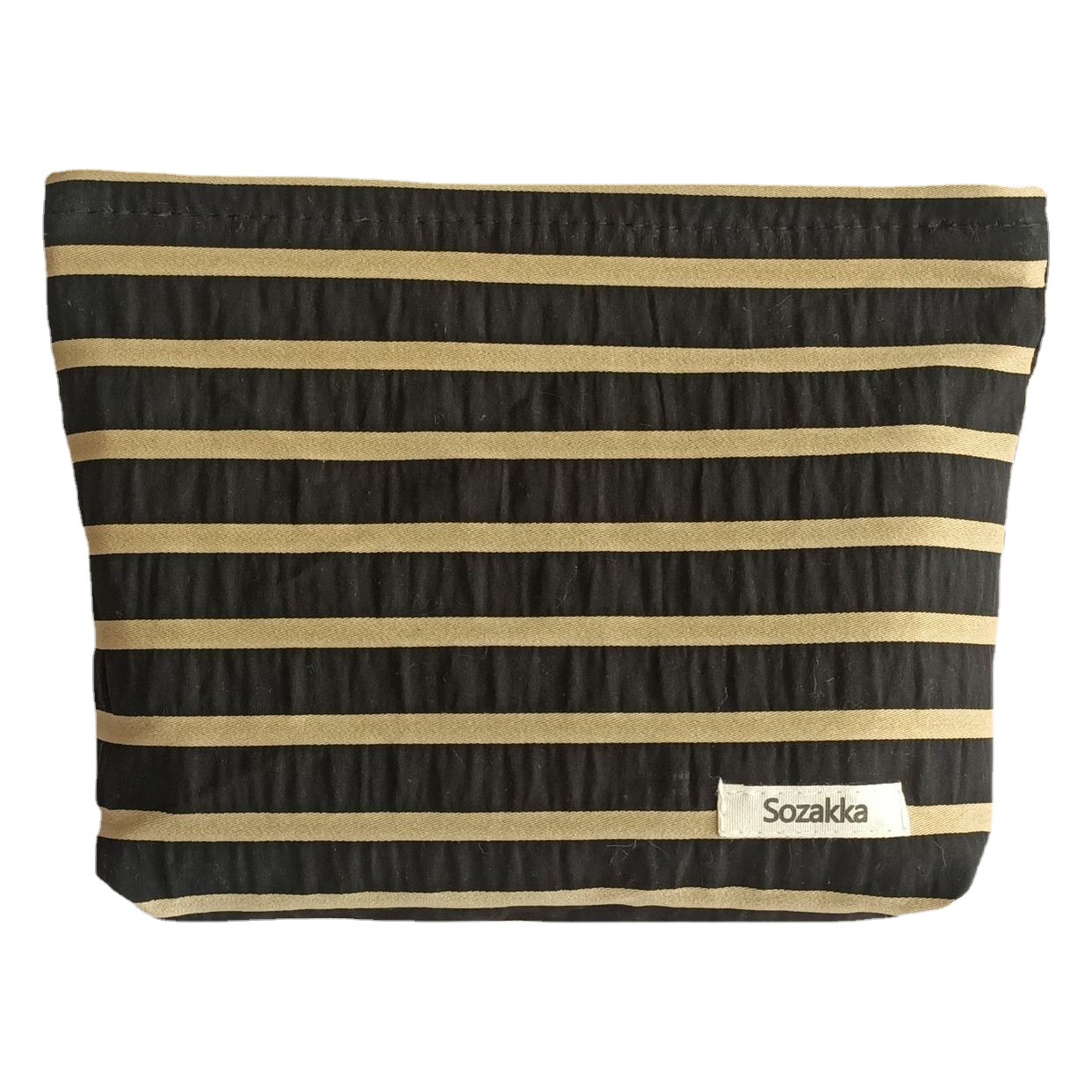 3431 Nuevo tejido a rayas bolsa de cosméticos de gran capacidad portátil de viaje de negocios de viaje bolsa de almacenamiento de cuidado de la piel bolsa de lavado