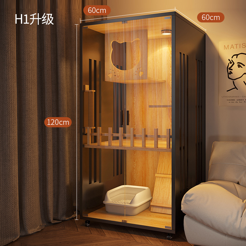 C1 업그레이드된 방수 모델 60x60x120CM, 두꺼운 1.2cm 후면 패널 비교